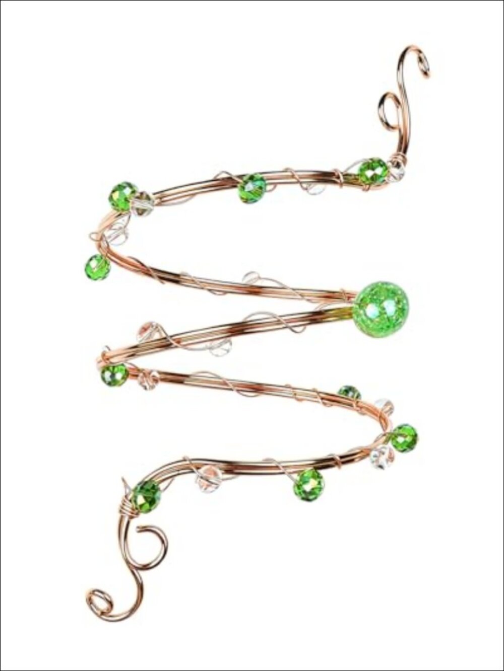 Elven Spiral Arm Cuff Adjustable Metal Bracelet Cosplay Costume
